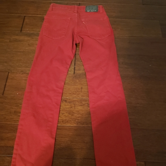 Boys Red 510 Levis - Picture 4 of 4